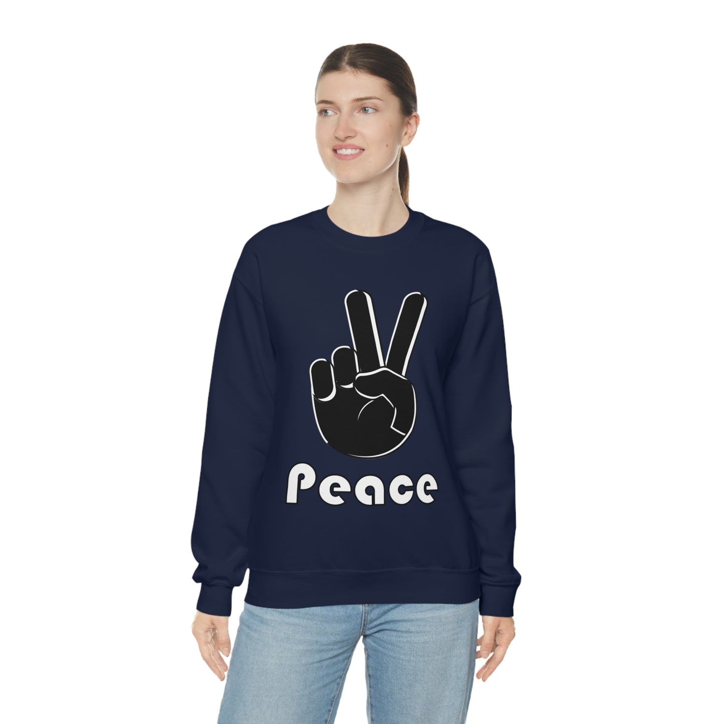 Peace Hand Crewneck Sweatshirt