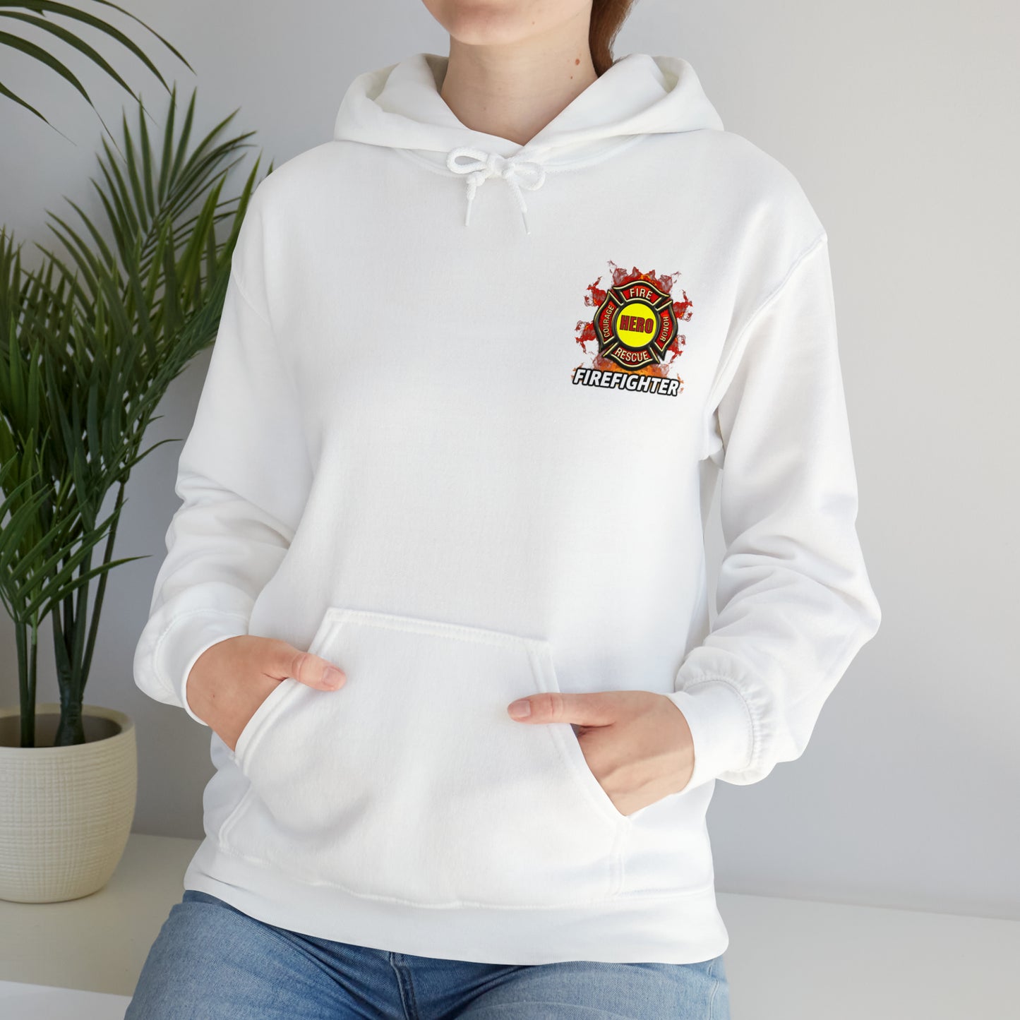 Fire fighter Hero Hoodie