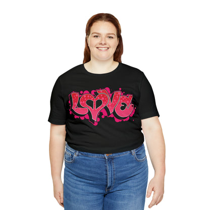 Peace and Love graffiti T-Shirt