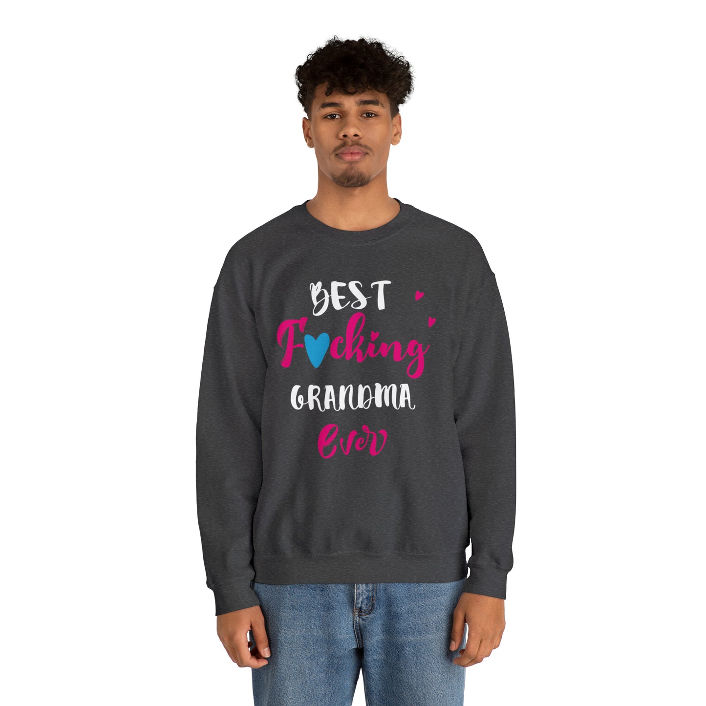 best fcking GRANDMA Crewneck Sweatshirt