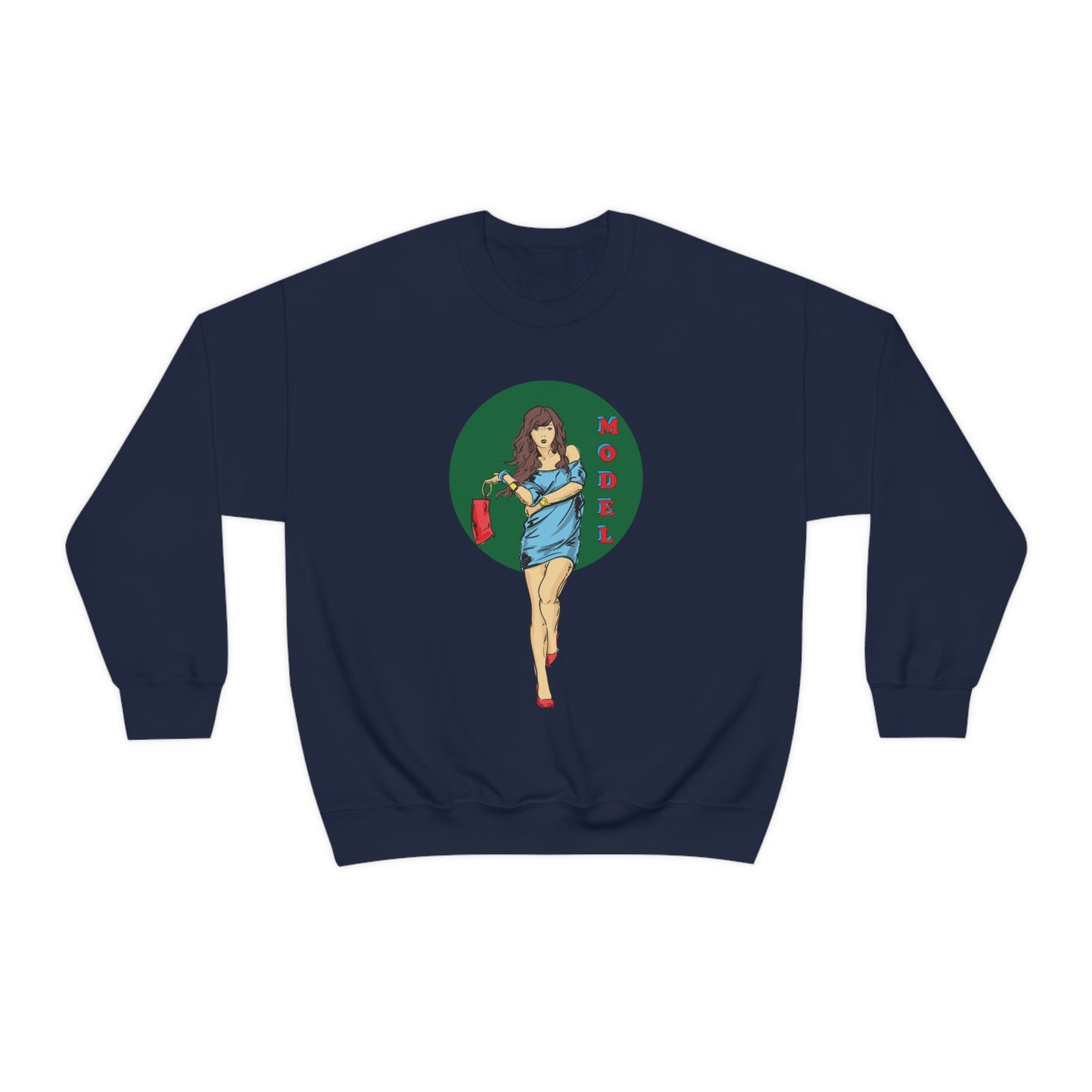 Model girl Crewneck Sweatshirt