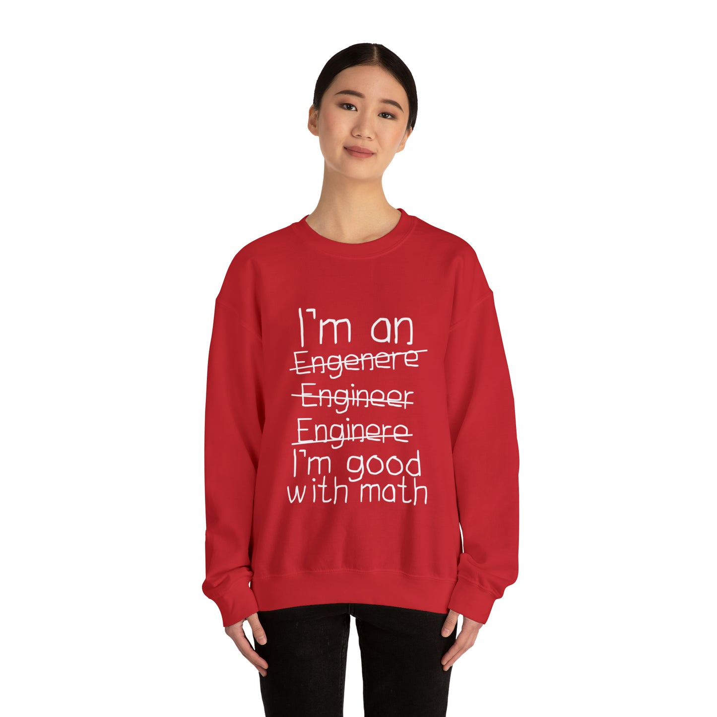 Good with math Crewneck Sweatshirt