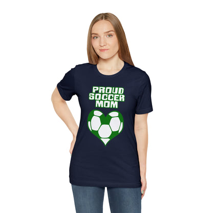 Proud -soccer-mom Heart T-Shirt