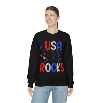 USA-Rocks Crewneck Sweatshirt