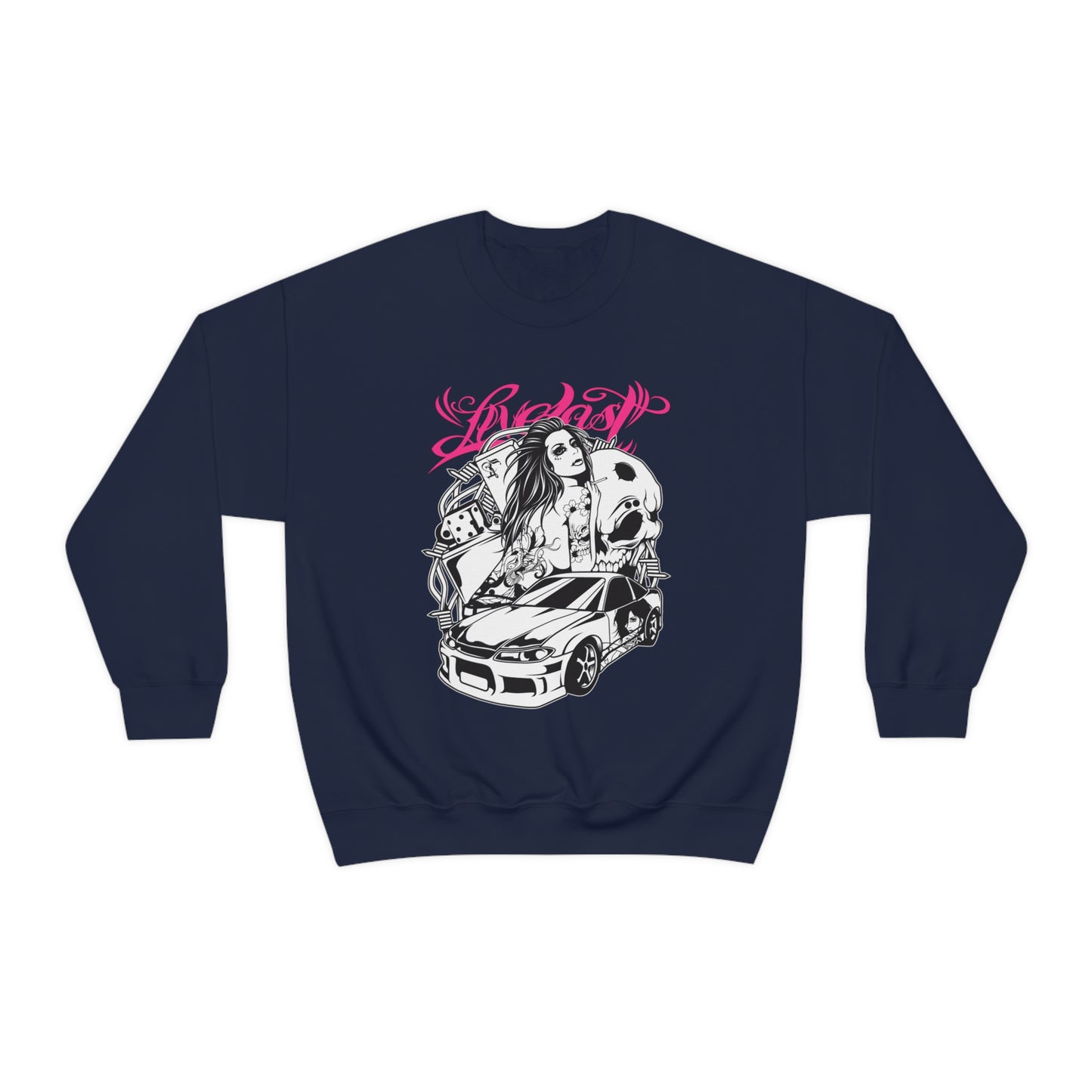 Live fast tattoo Crewneck Sweatshirt