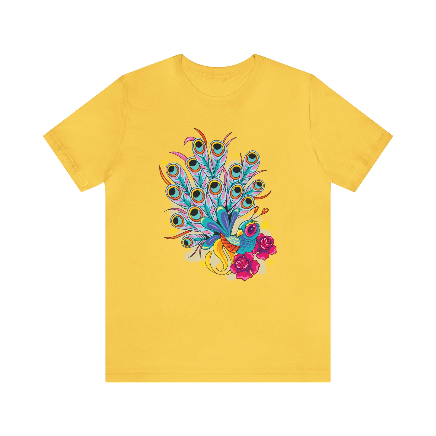 Colorful Peacock T-Shirt