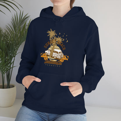 Sunset Beach Surfing Paradise Hoodie