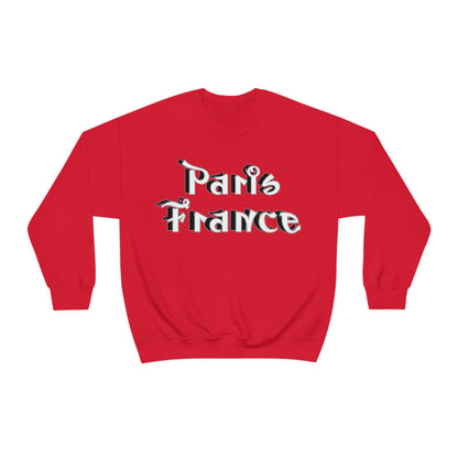 Paris France Graffiti Crewneck Sweatshirt