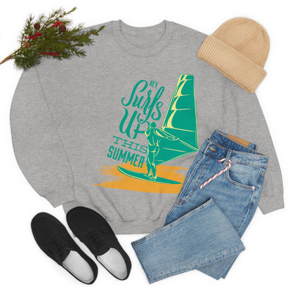 Hey Surfs Up Crewneck Sweatshirt