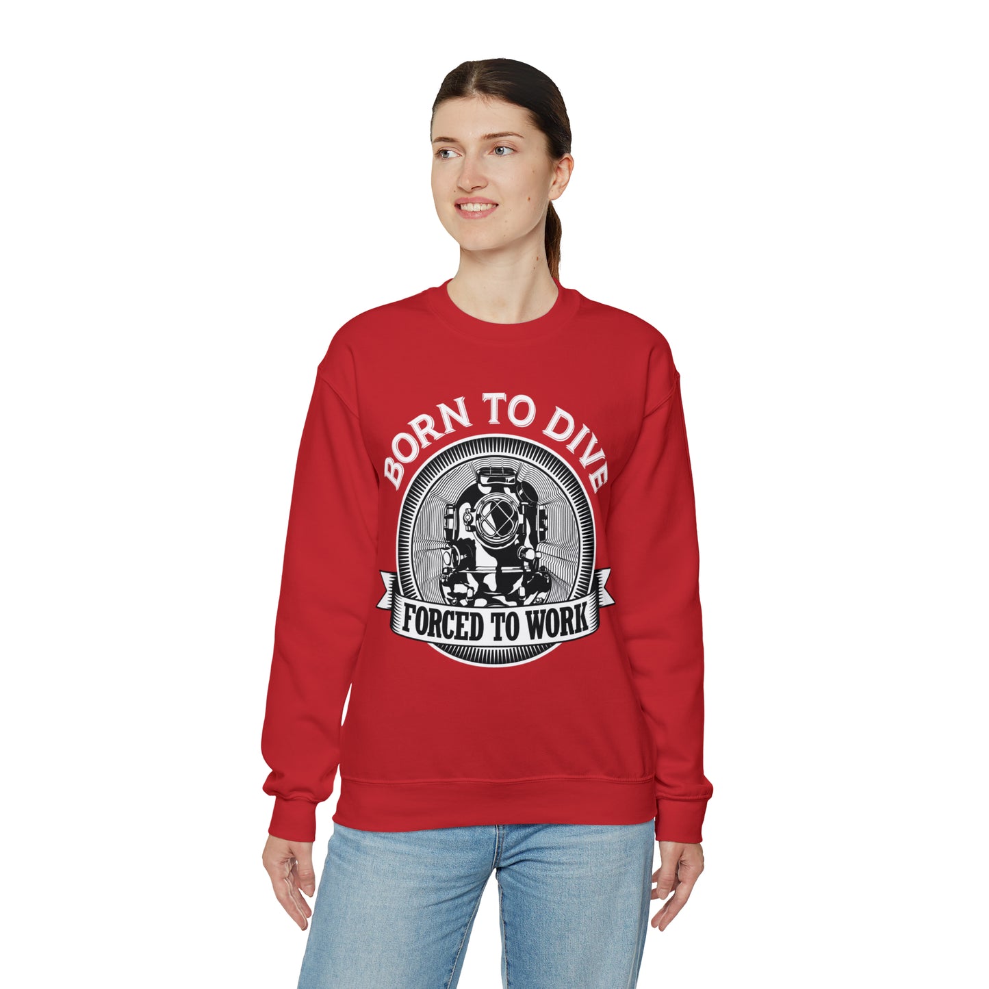 Born to dive Crewneck Sweatshirt