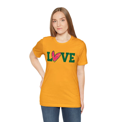 Love stripped heart T-Shirt