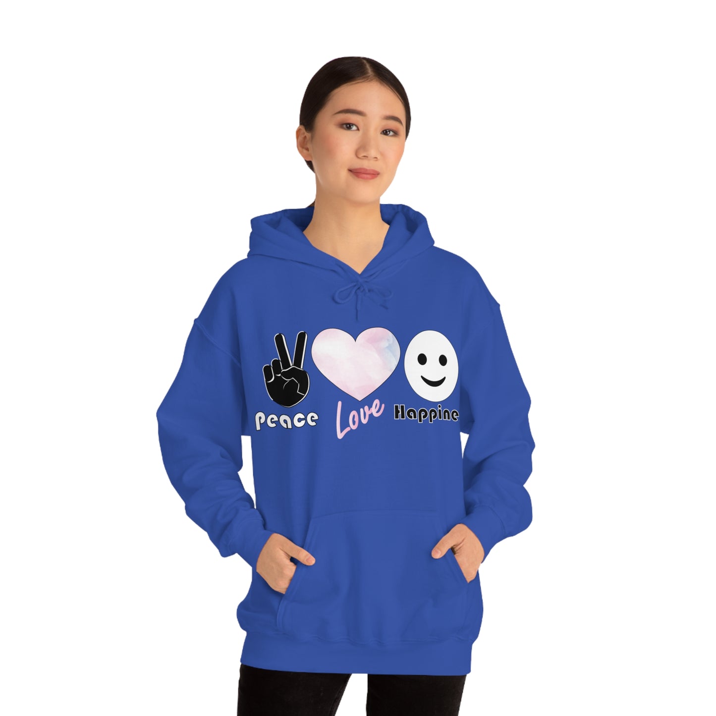 Peace-Love-Happiness Hoodie