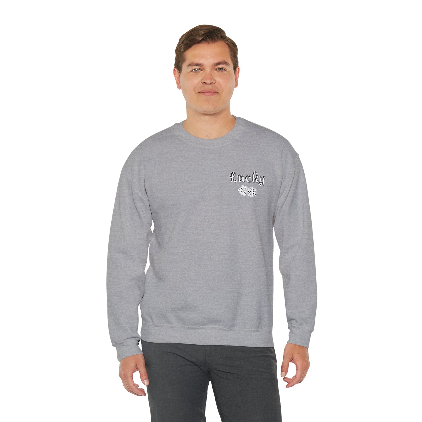 Lucky Front and back Crewneck Sweatshirt