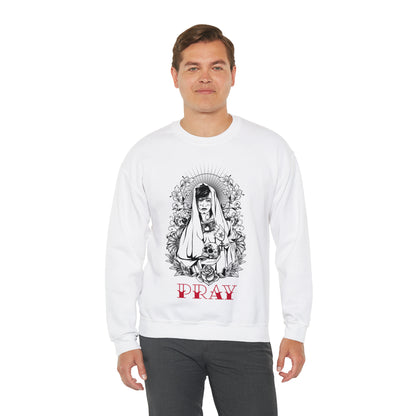 Pray Tattoo Crewneck Sweatshirt