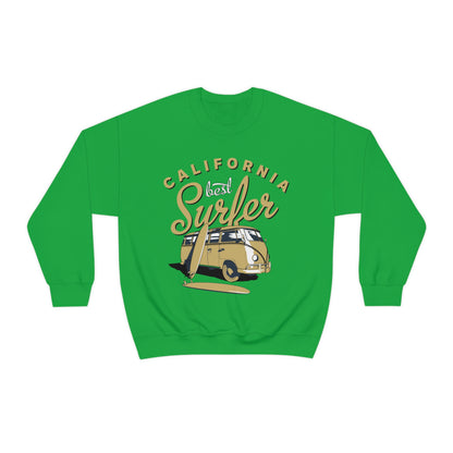 California-Best surfer Crewneck Sweatshirt