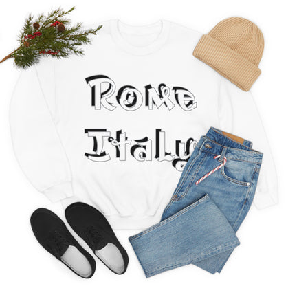 Rome Italy Graffiti Crewneck Sweatshirt