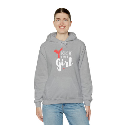 Kick Like A Girl Hoodie