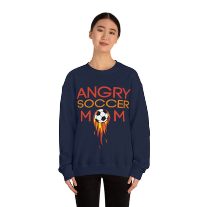 Angry soccer mom Crewneck Sweatshirt