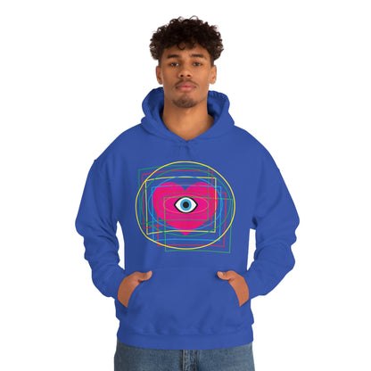 Eye Love in all dimension Hoodie