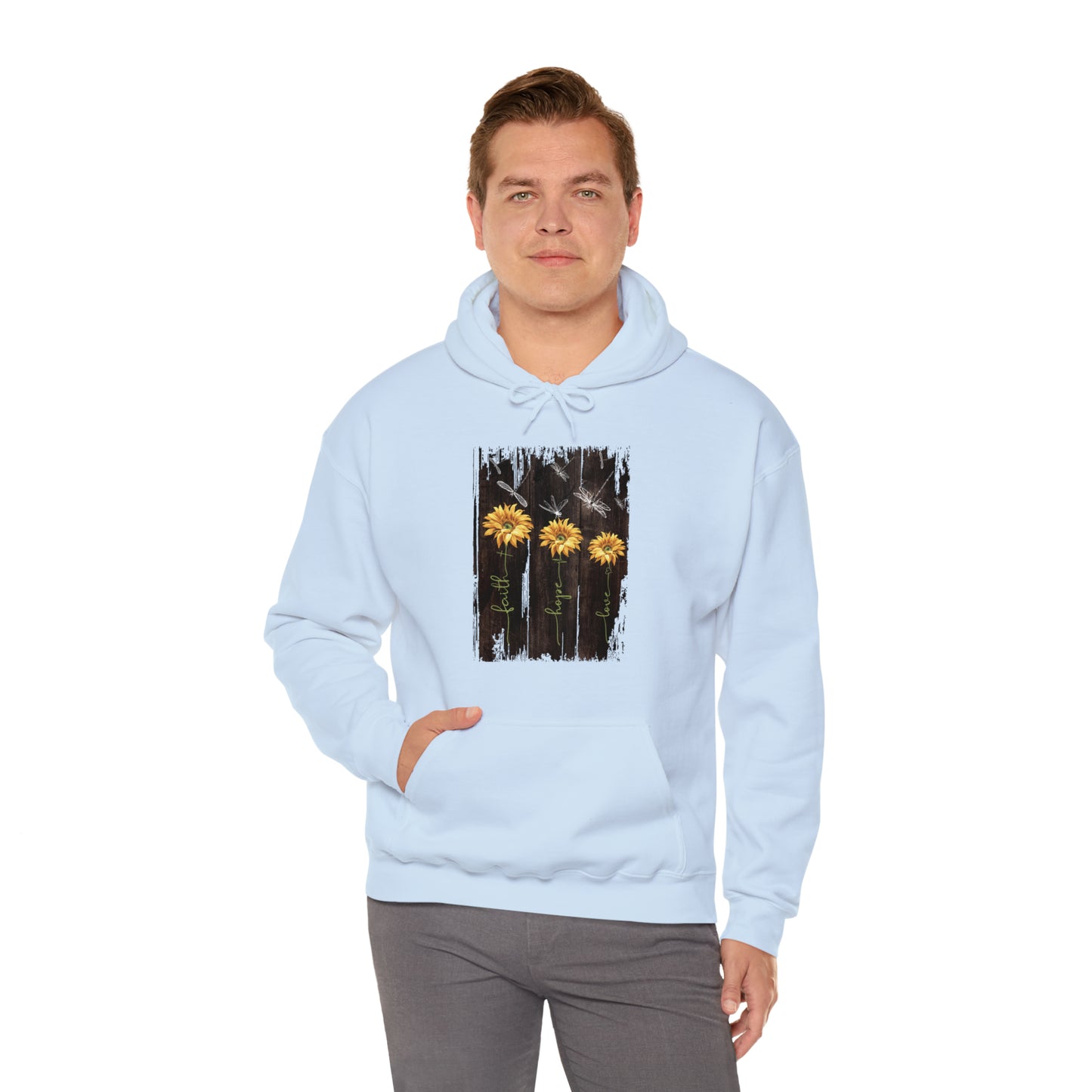 Sunflowers Faith hope love Hoodie