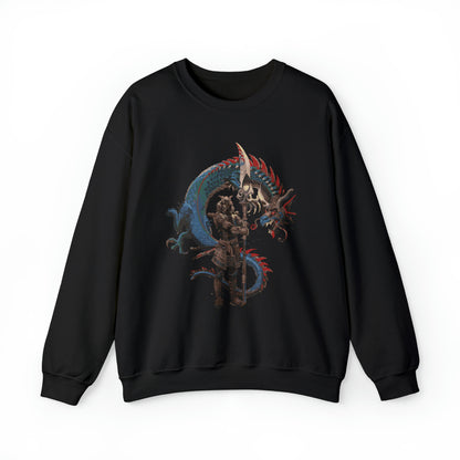 Colorful dragon guardian Crewneck Sweatshirt