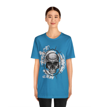 Skull Chain Splatter T-Shirt