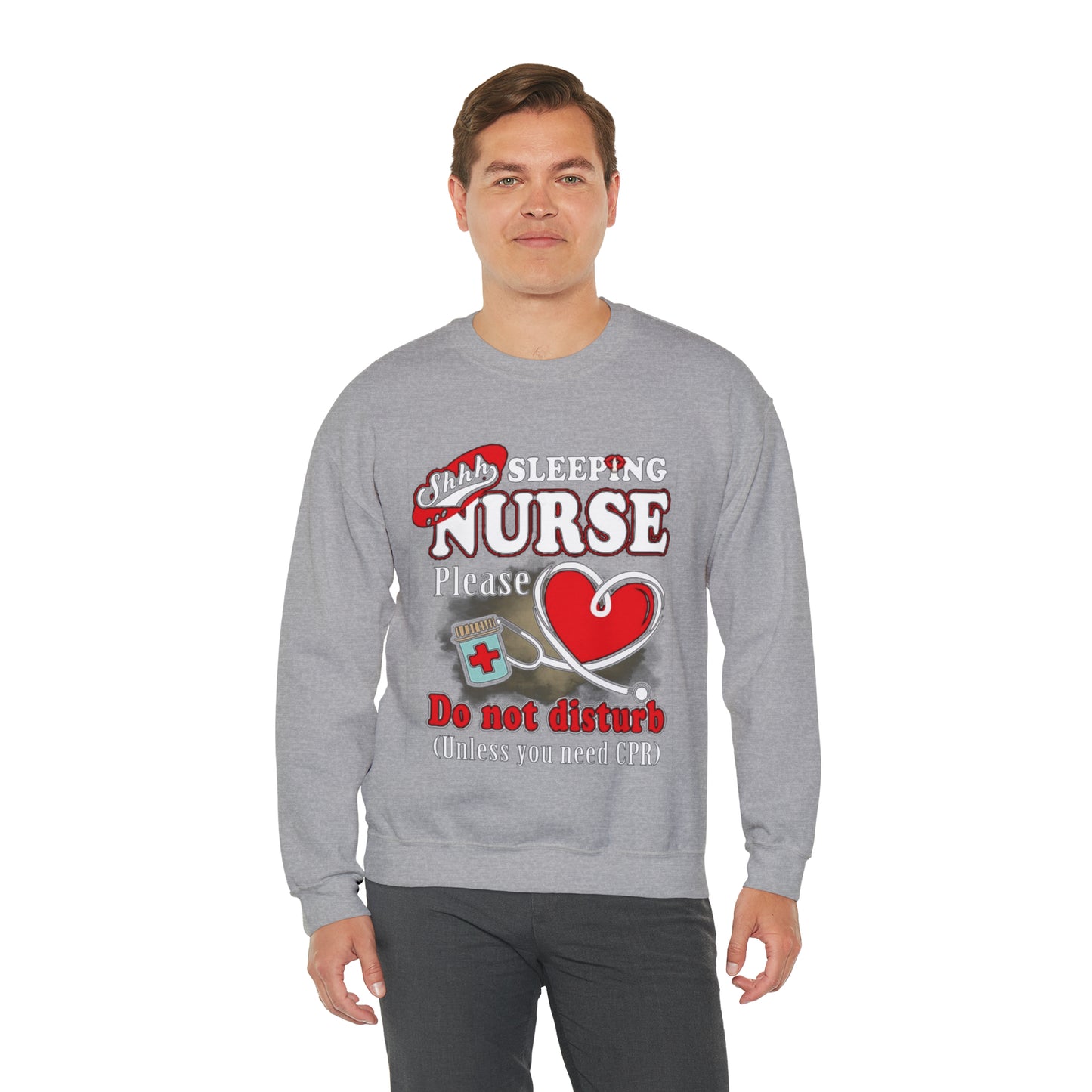 Sleeping nurse Crewneck Sweatshirt