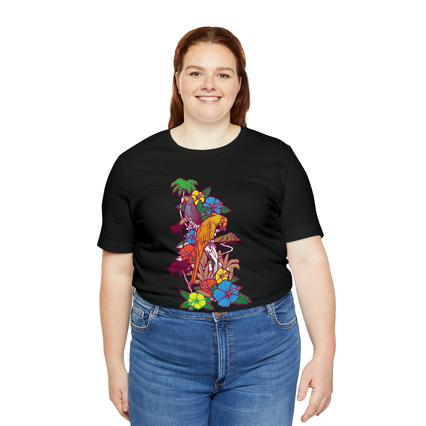 Parrot Jungle Floral T-Shirt