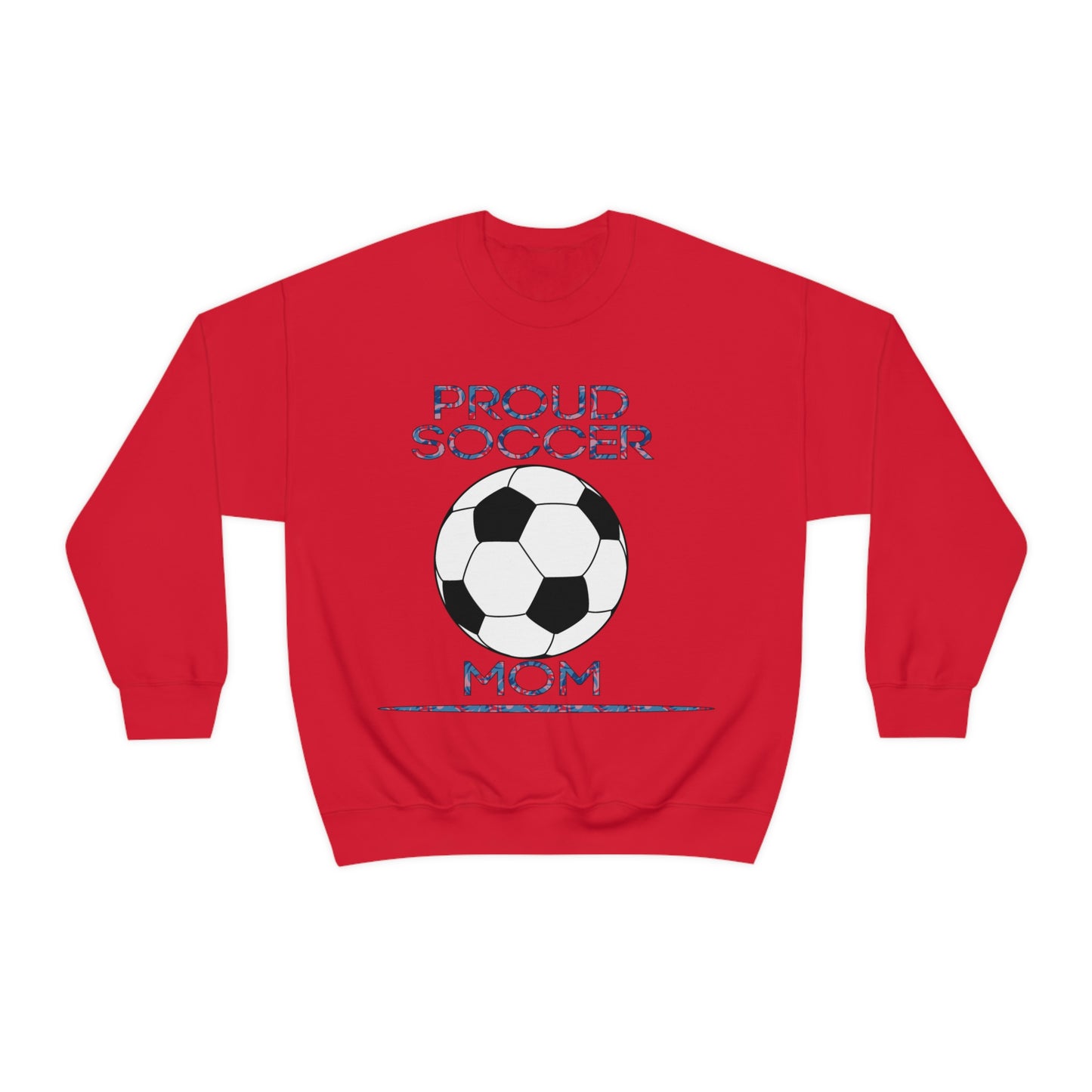 Proud-Soccer mom Crewneck Sweatshirt