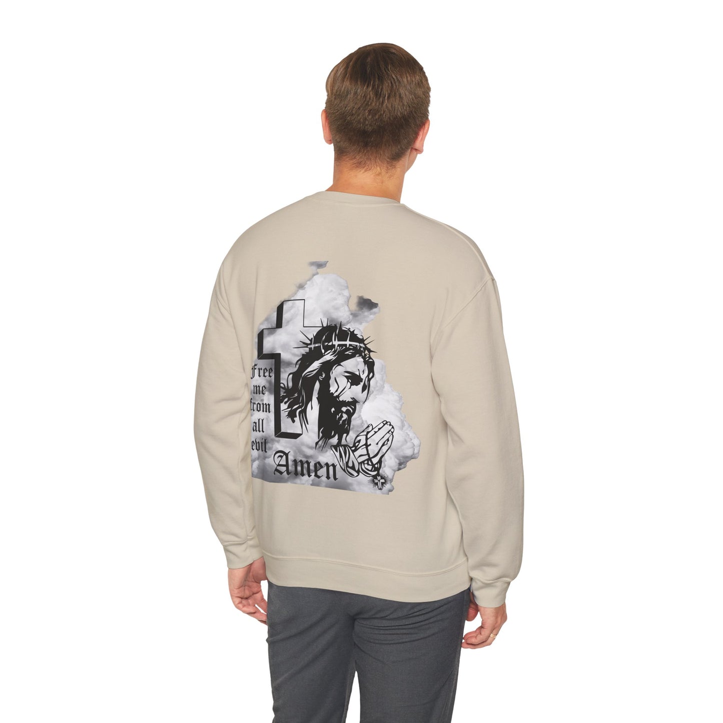 Free me from all evil Crewneck Sweatshirt