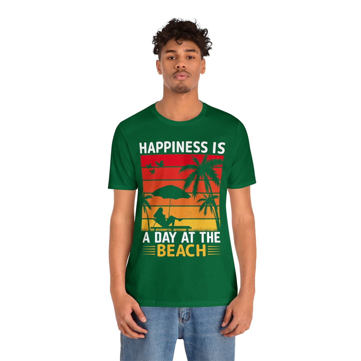 Happiness is at the beach Vintage T-Shirt