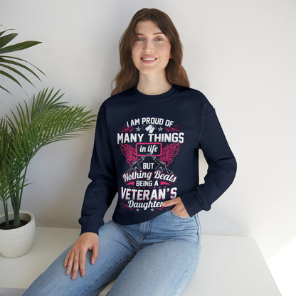 Proud veteran dad Crewneck Sweatshirt