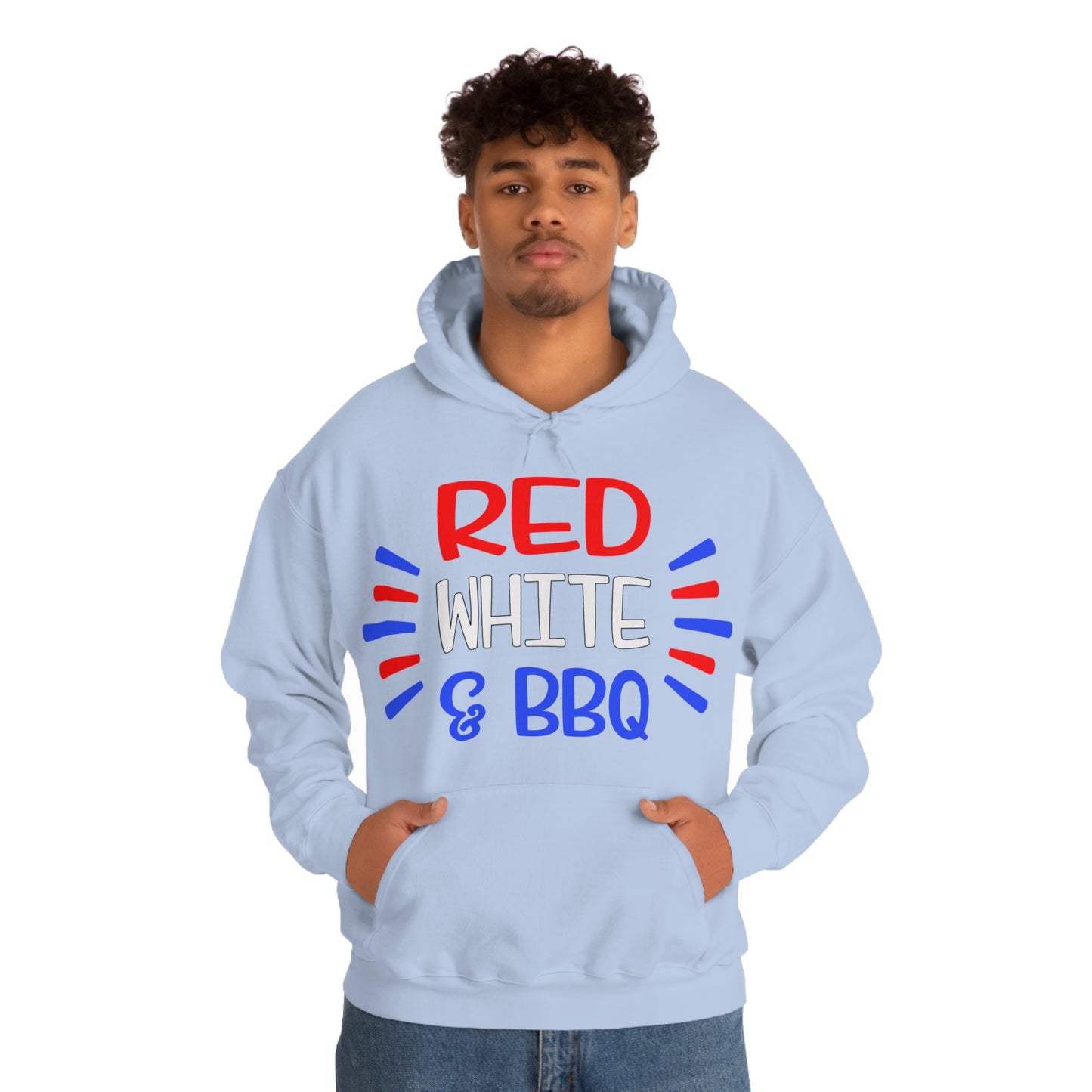 Red White BBQ Hoodie