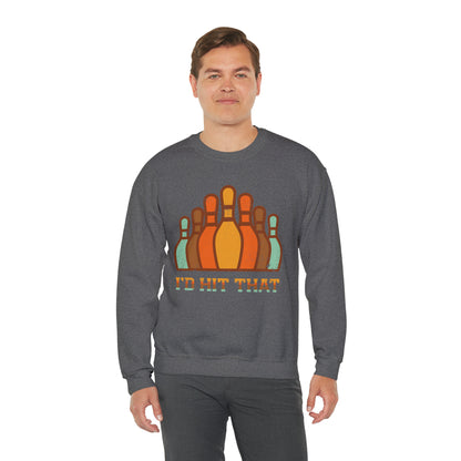 I'd hit that bowling vintage  Crewneck Sweatshirt