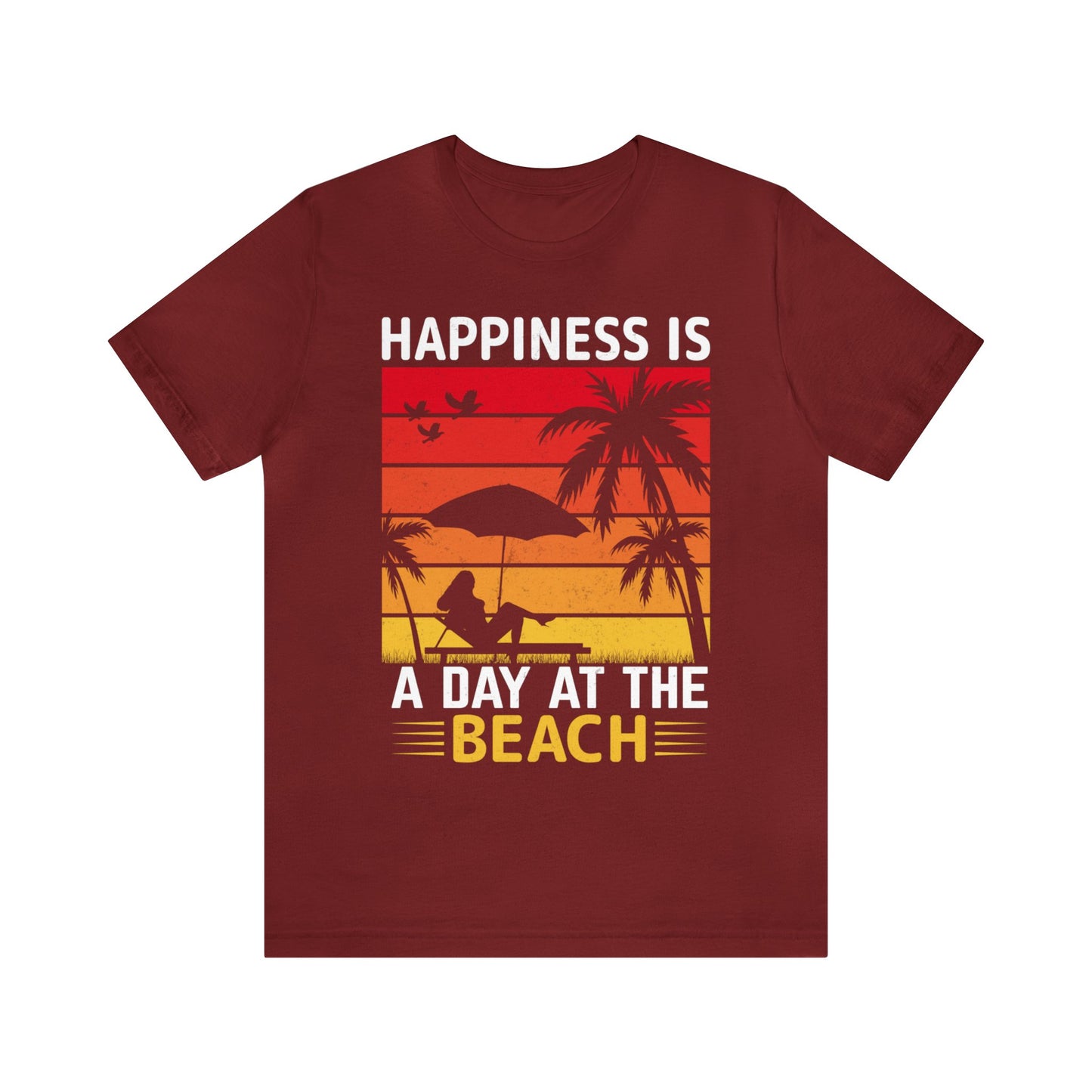 Happiness is at the beach Vintage T-Shirt