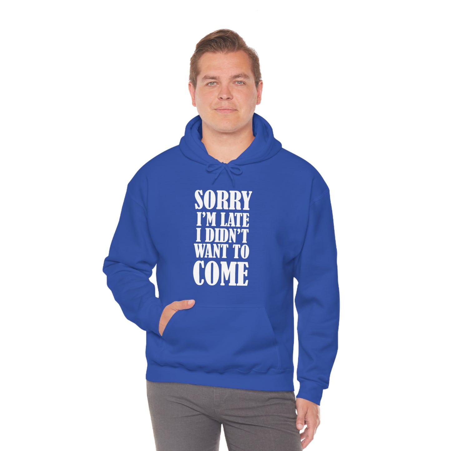 Sorry I'm late Hoodie