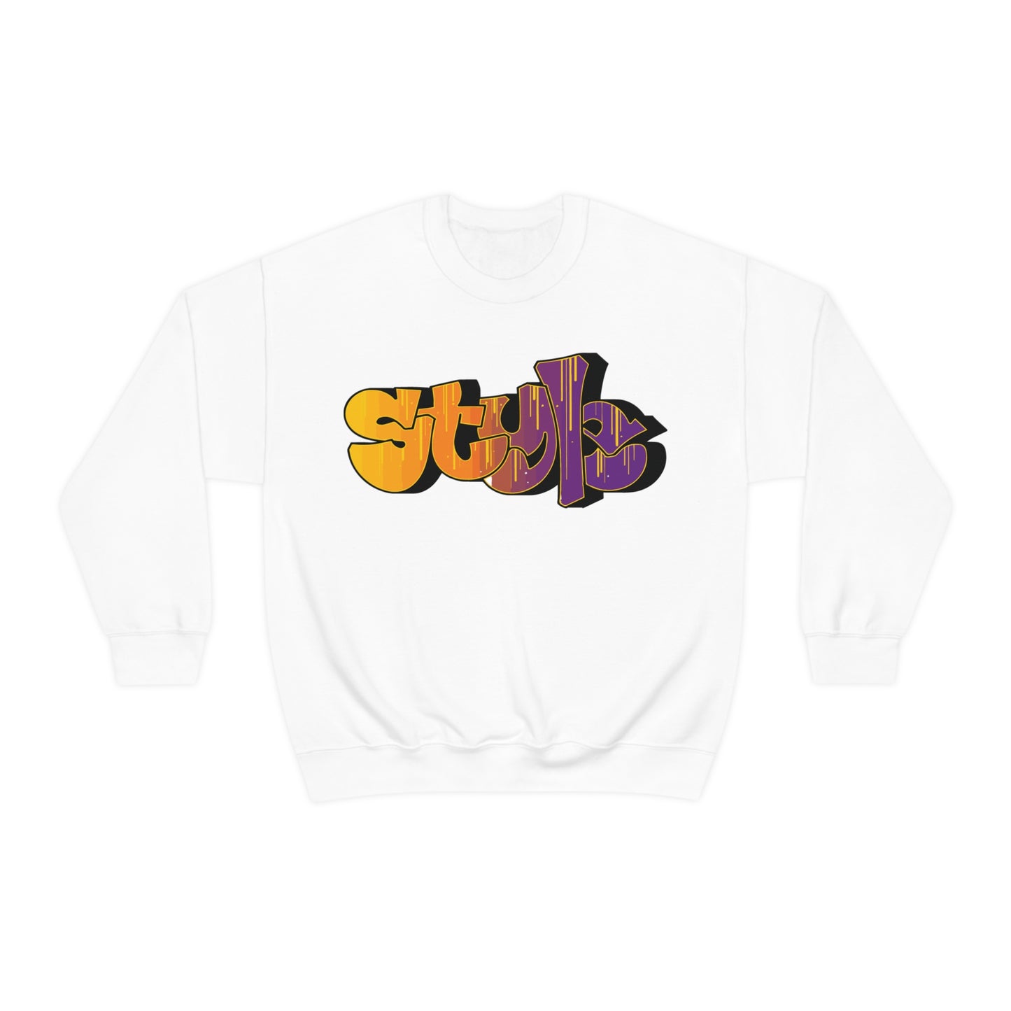 Style colorful graffiti Crewneck Sweatshirt