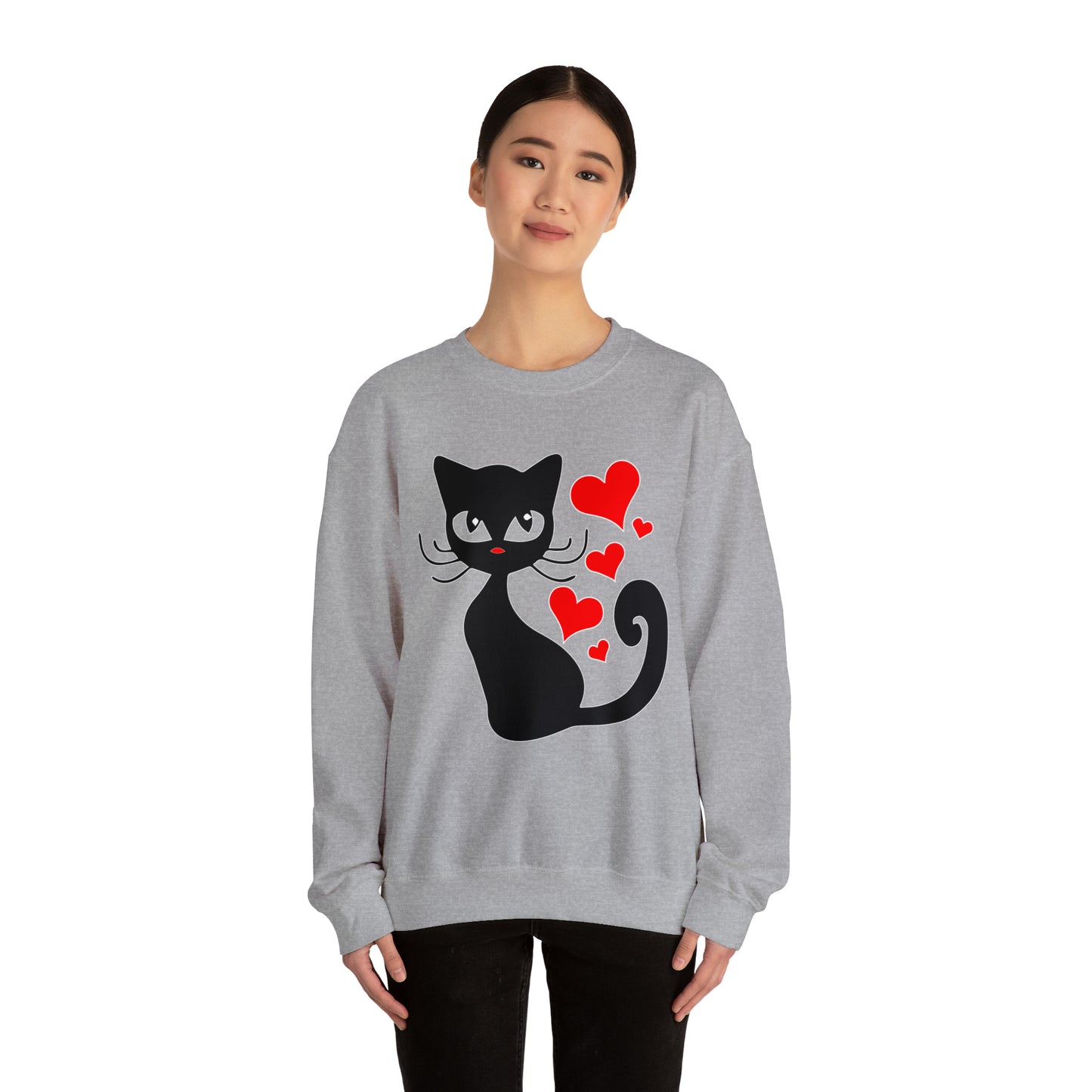 Sexy black cat Crewneck Sweatshirt