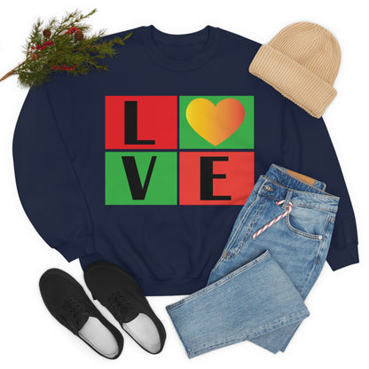 Love Squares Crewneck Sweatshirt