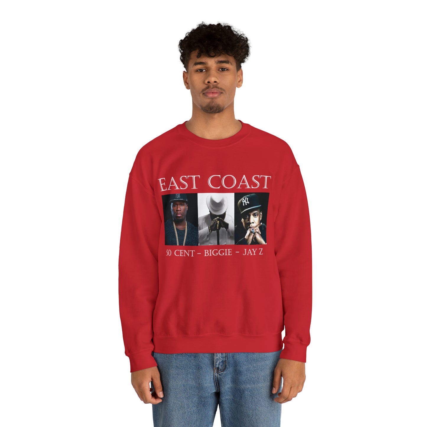 East Coast rappers Crewneck Sweatshirt