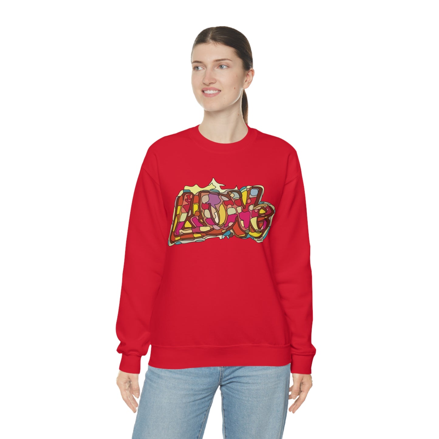 Love in graffiti Crewneck Sweatshirt