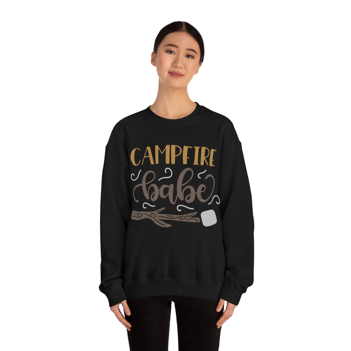 Campfire_babe Crewneck Sweatshirt