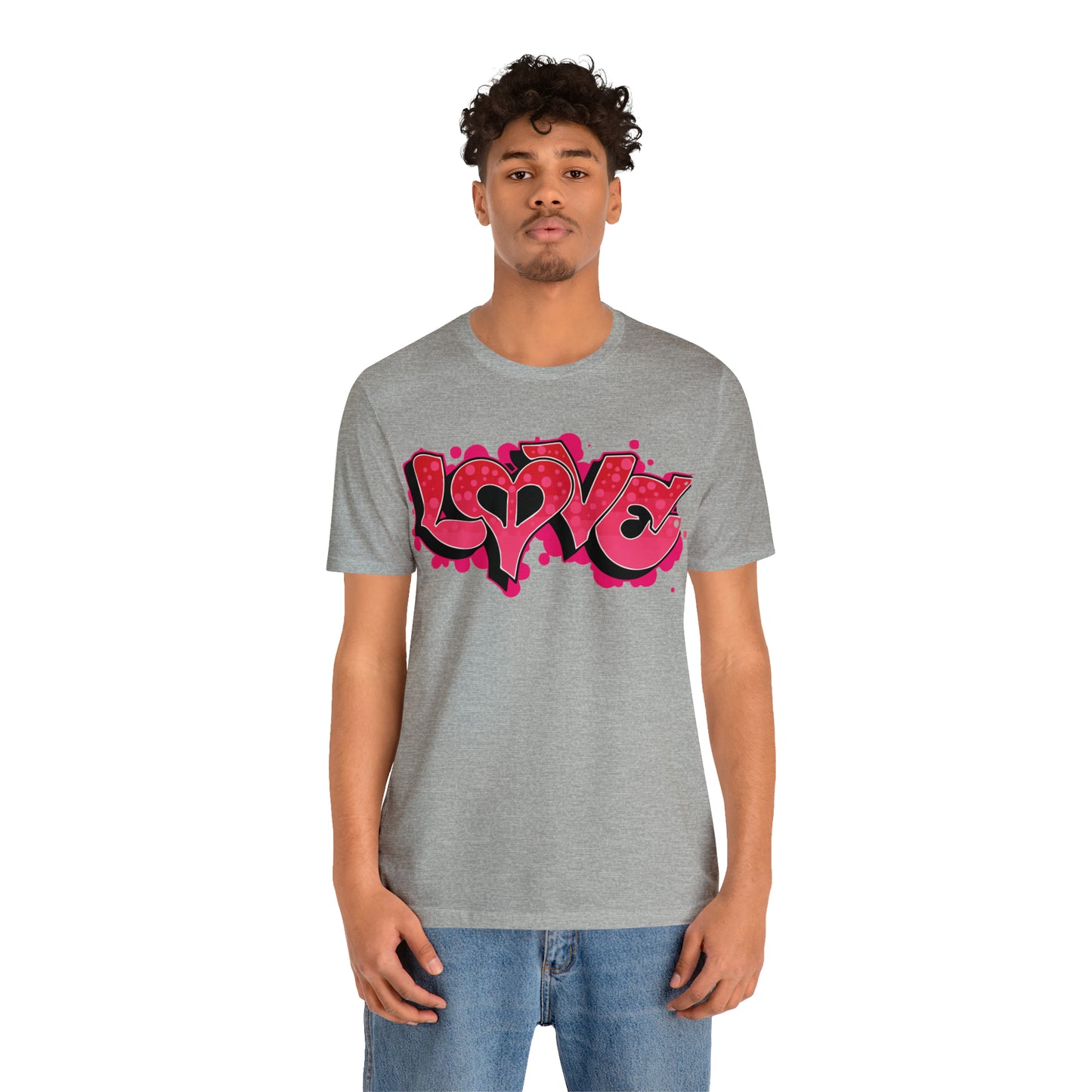 Peace and Love graffiti T-Shirt