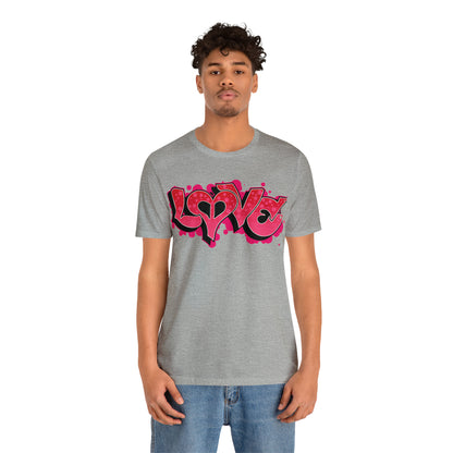 Peace and Love graffiti T-Shirt