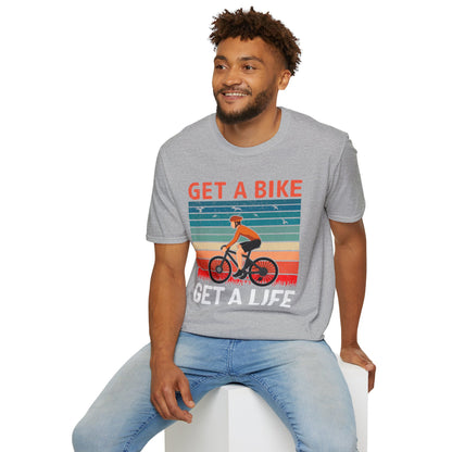 Get a bike and get a life vintage T-Shirt