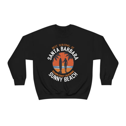 Santa Barbara sunny beach Crewneck Sweatshirt