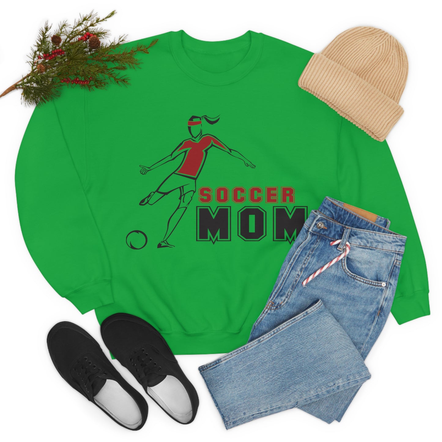 Soccer  mom Crewneck Sweatshirt