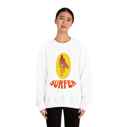 Lady Surfer Crewneck Sweatshirt