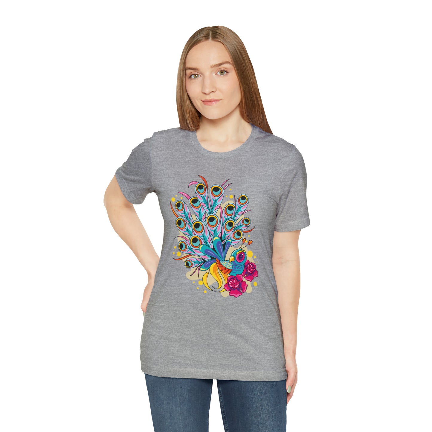 Colorful Peacock T-Shirt