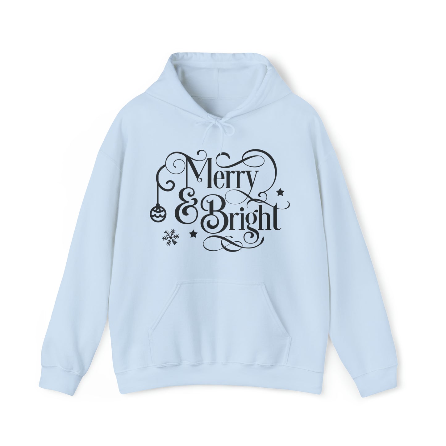 Merry and Bright Christmas Hoodie